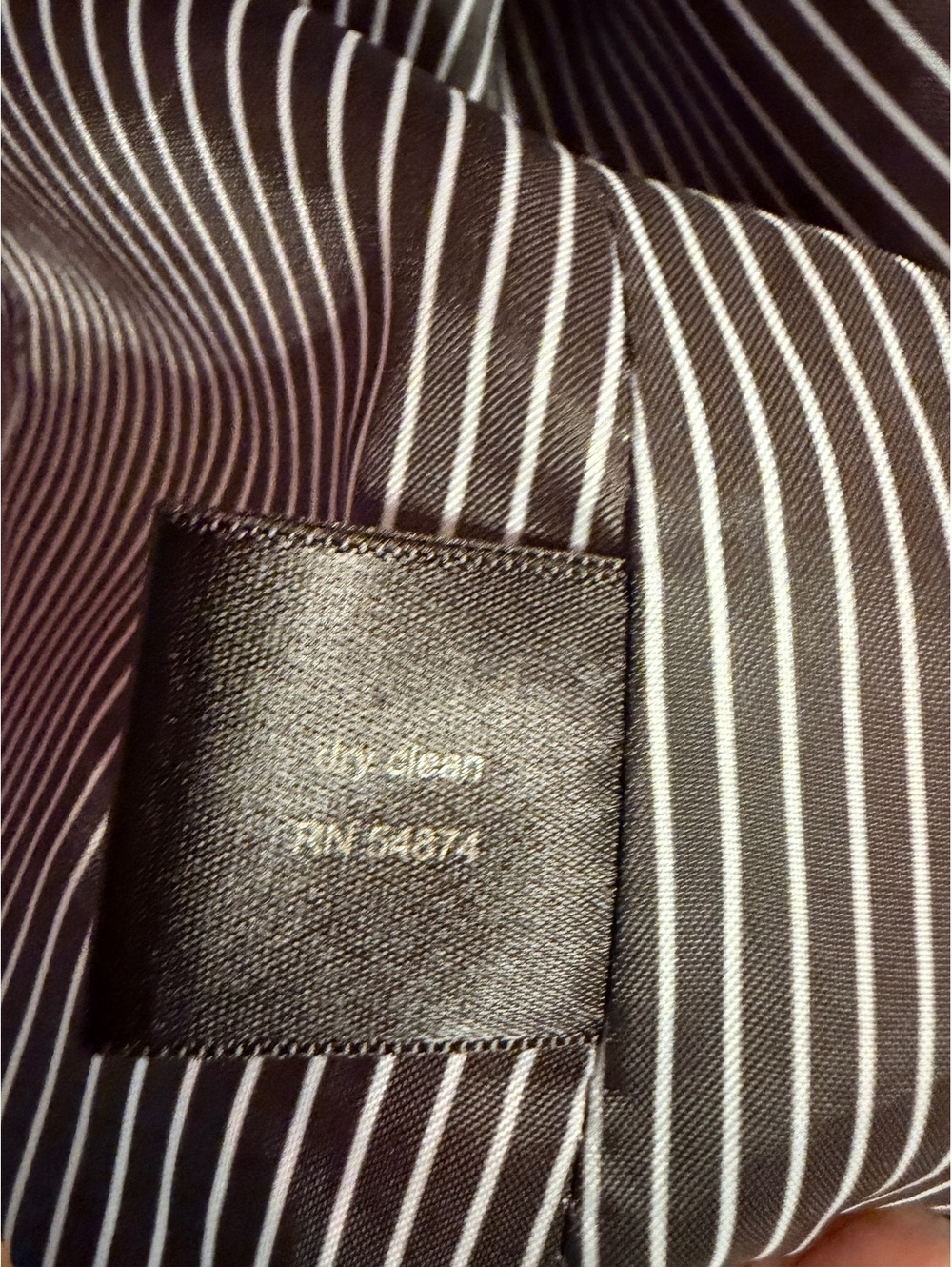 The Limited Pink Women's Blazer with Ruched Sleeves and Striped Lining - Picture 5 of 6
